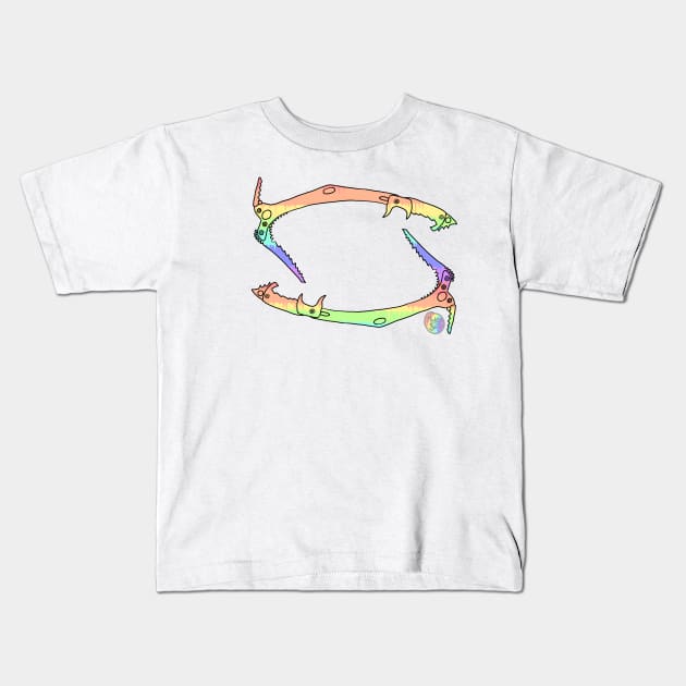 Tomb Raidbow - Materia Merch Kids T-Shirt by Materiaboitv